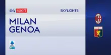 Milan-Genoa 1-1: gol e highlights
