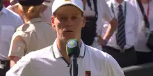 Sinner a Wimbledon: 'Oggi ero a mio agio anche con il caldo'