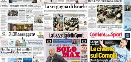 Le prime pagine dei quotidiani di oggi 21 maggio: la rassegna stampa