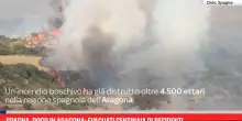 Spagna, rogo in Aragona: evacuati centinaia di residenti
