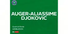 Djokovic-Auger Aliassime: highlights Wimbledon