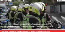 Madrid, massima sicurezza per la visita di Papa Leone XIV