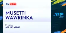 Musetti-Wawrinka: highlights Atp Atene