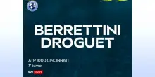 Berrettini-Droguet: highlights Atp Cincinnati