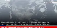 Blatten, crolla ghiacciaio: paese scompare sotto detriti