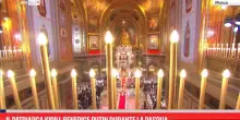 Patriarca Kirill benedice Putin durante la liturgia pasquale