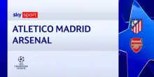 Atletico Madrid-Arsenal 1-1: il video dei gol