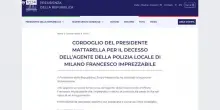Agente morto a Milano, le reazioni della politica