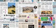 Le prime pagine dei quotidiani di oggi 30 gennaio: la rassegna stampa