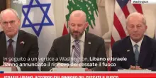 Israele-Libano, accordo sul rinnovo del cessate il fuoco