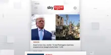 I titoli di Sky TG24 del 24 aprile, edizione delle 13