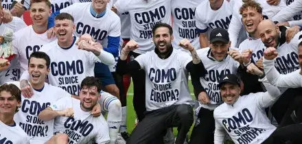 Il Como &egrave; sicuro di un posto in Europa!