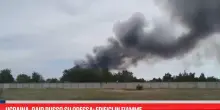 Ucraina, raid russo su Odessa: edifici in fiamme