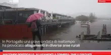 Maltempo Portogallo, allagamenti a Coimbra: 3mila evacuati