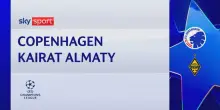Copenaghen-Kairat 3-2: gol e highlights