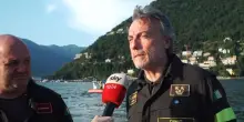 Scomparsa nel lago di Como, vigili del fuoco: ricerche a oltranza