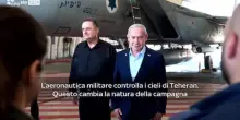 Netanyahu ai piloti israeliani: 'Dominiamo i cieli di Teheran'