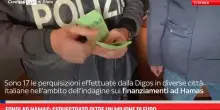 Fondi ad Hamas: sequestrato oltre un milione di euro