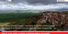 Sicilia, si allarga la frana a Niscemi dopo il maltempo