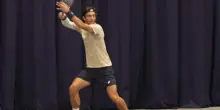 Musetti si prepara a Tsitsipas: allenamento con Arnaldi