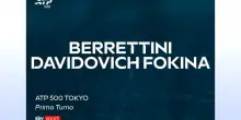 Berrettini-Davidovich Fokina: highlights Atp Tokyo