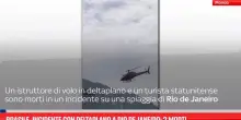 Brasile, incidente con deltaplano a Rio de Janeiro: 2 morti