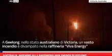 Australia, incendio alla raffineria Viva Energy di Geelong