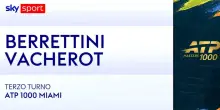 Berrettini-Vacherot: highlights Atp Miami