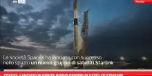 SpaceX, lanciato in orbita nuovo gruppo satelliti Starlink