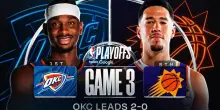 NBA Playoff Highlights: Phoenix-OKC gara-3 109-121