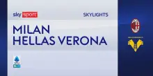 Milan-Verona 3-0: gol e highlights