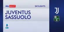 Juventus-Sassuolo 1-1: gol e highlights