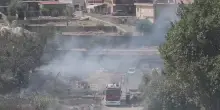 Roma, incendio a Massimina: in azione i vigili del fuoco