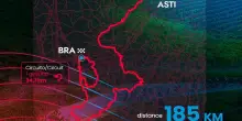 Da Asti a Bra, il percorso del Gran Piemonte 2026