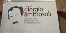 Premio Giorgio Ambrosoli, assegnati i riconoscimenti