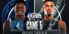 NBA Highlights: San Antonio-Minnesota gara-5 126-97