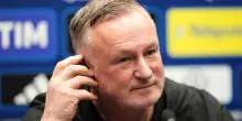 L'allenatore dell'Irlanda del Nord carica la squadra in vista della partita contro l'Italia
