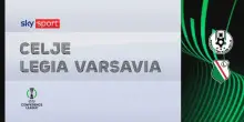 Celje-Legia Varsavia 2-1: gol e highlights
