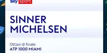 Sinner-Michelsen: highlights Atp Miami