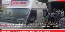 India, crolla tetto di una scuola: morti almeno 7 bambini