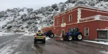 Forte nevicata in Sardegna, fino a 50 cm ai piedi del Gennargentu