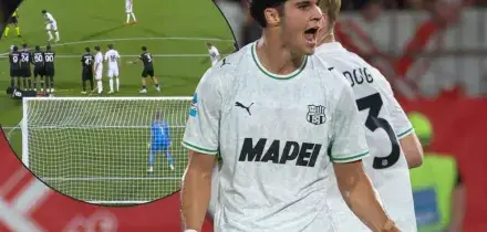 Adzic non si ferma pi&ugrave;: magia su punizione contro il Monza. VIDEO