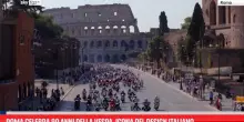 Vespa, parata a Roma per l'80&deg; anniversario