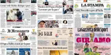 Le prime pagine dei quotidiani di oggi 8 maggio: la rassegna stampa
