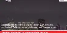 Missili iraniani su Israele, due morti vicino a Tel Aviv