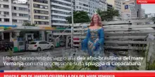 Brasile, Rio de Janeiro celebra la dea del mare Yemanja