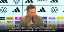 Nagelsmann: 'Karl deve essere spensierato in campo'