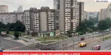 Raid russo su Kiev, danni a palazzi e negozi della citt&agrave;