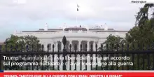 Trump: 'Messo fine alla guerra con l'Iran, presto la firma'