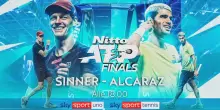 Sinner-Alcaraz, la finale domenica alle 18 su Sky Sport Uno